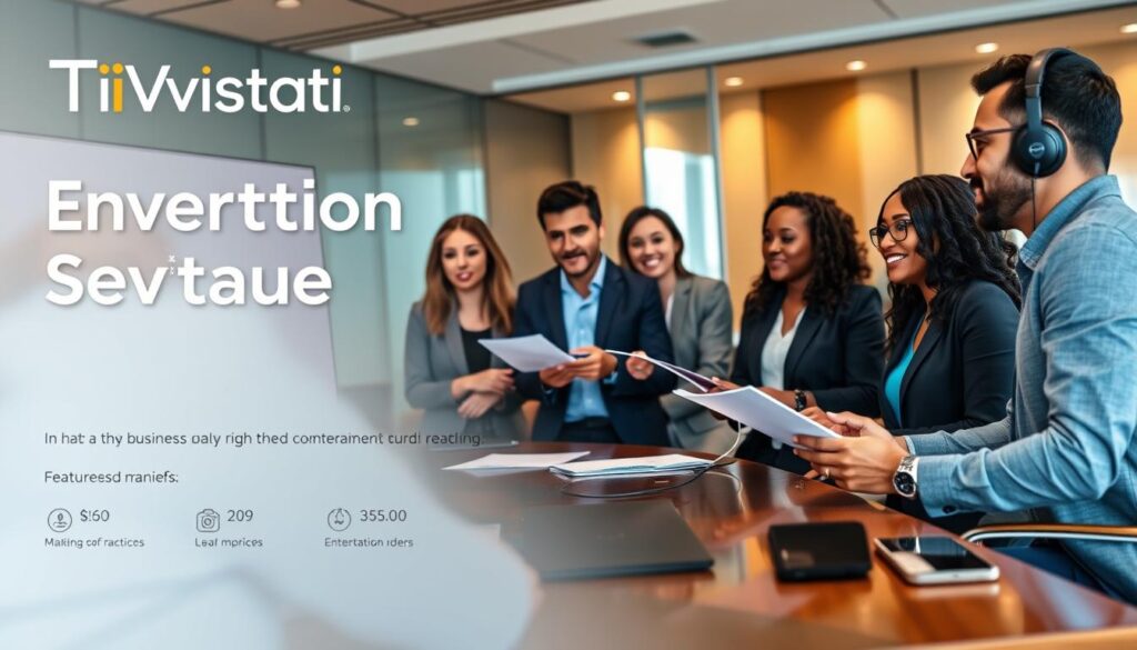 Generate an image of TiVistation's entertainment package.