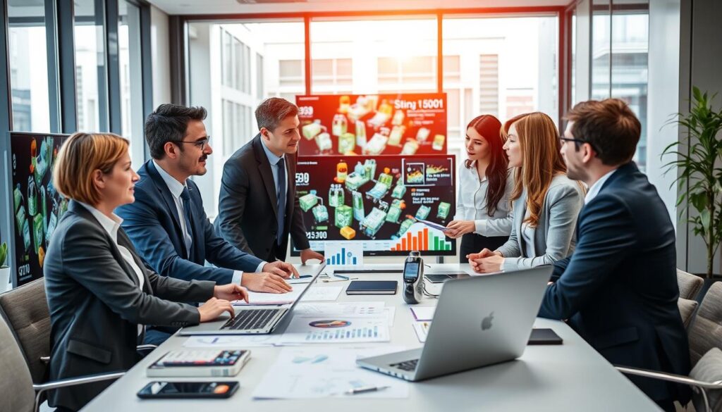 Generate an image representing IPTV reselling in Canada