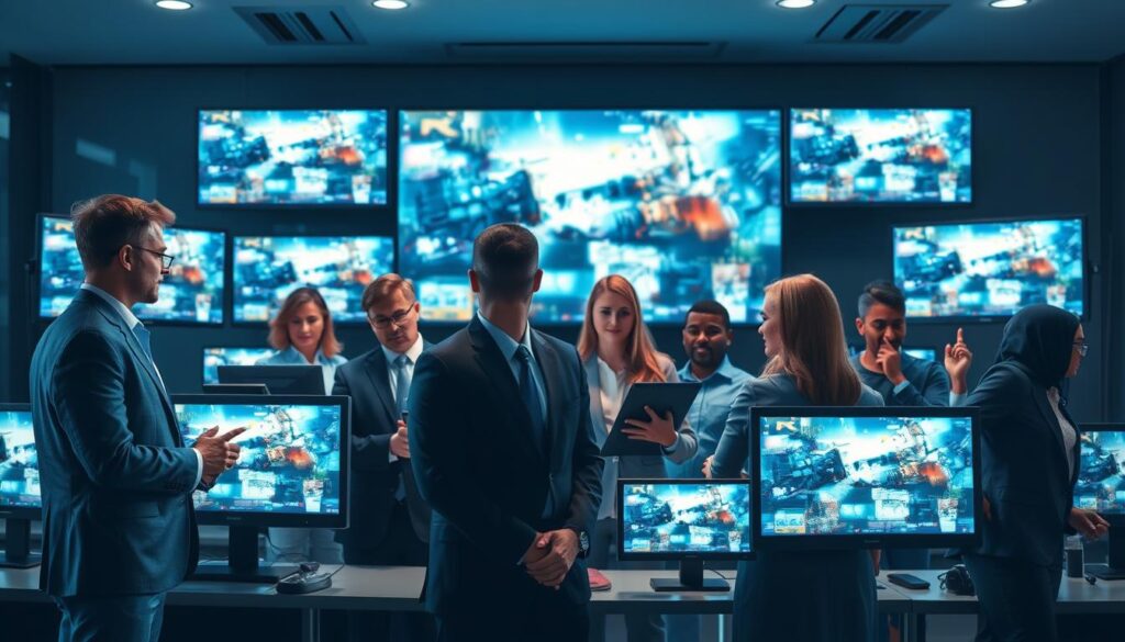 Generate an image representing IPTV streaming services.