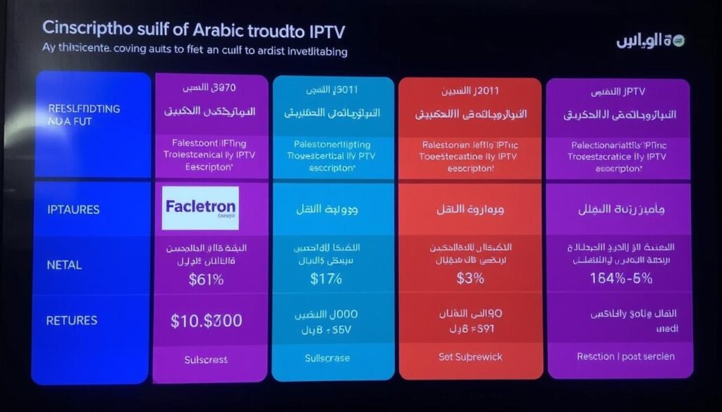 Explore Arabic IPTV subscription options