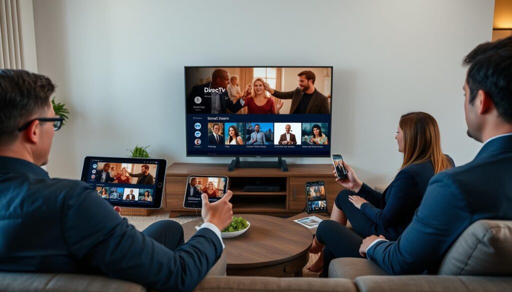 Generate an image of DirecTV Stream on multiple devices