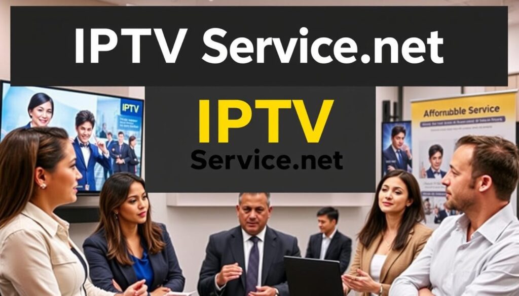 Generate an image representing IPTV Service.net with a budget-friendly theme.
