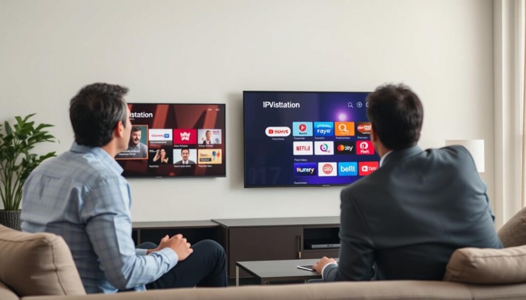 Generate an image representing TiVistation's IPTV service