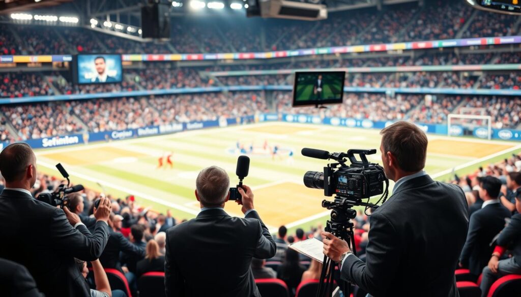 Generate an image representing TiVistation's sports coverage Generate an image representing TiVistation's sports coverage