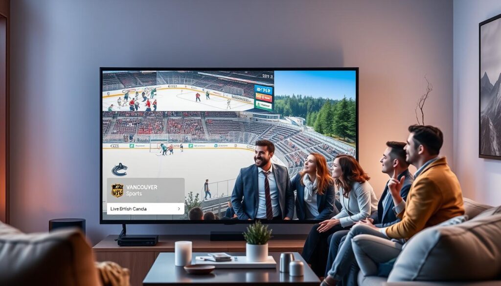 IPTV service British Columbia with Canucks games