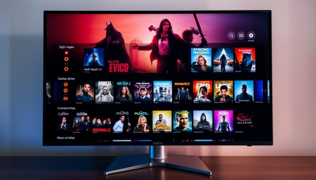 Image of HD Streamz on a screen