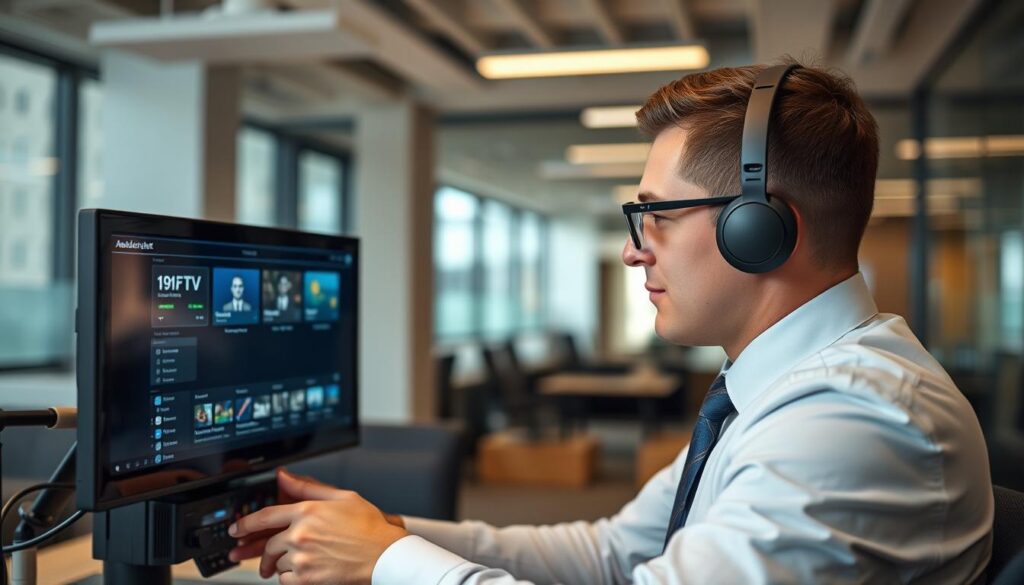 Image of a person setting up iptv-org on their device