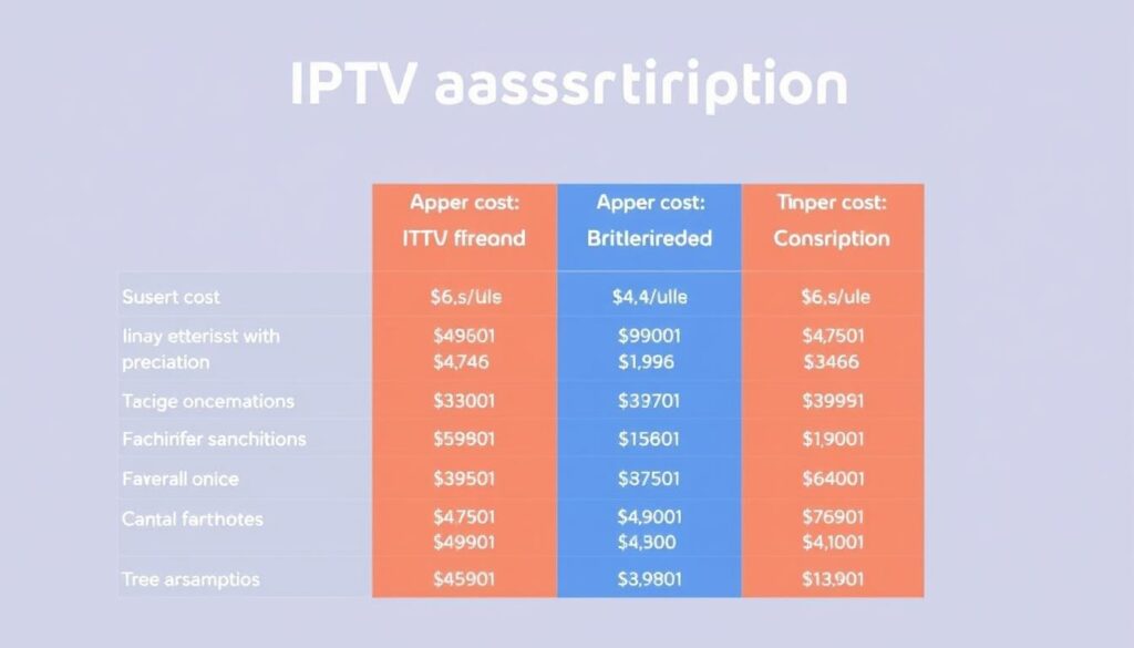 Explore IPTV subscription costs