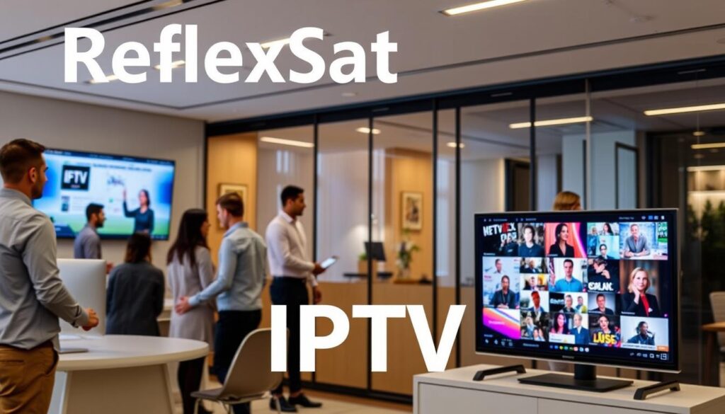 Generate an image representing ReflexSat IPTV