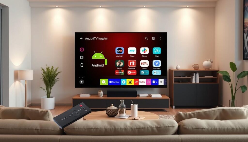 Generate an image representing TV Android IPTV technology Generate an image representing TV Android IPTV technology
