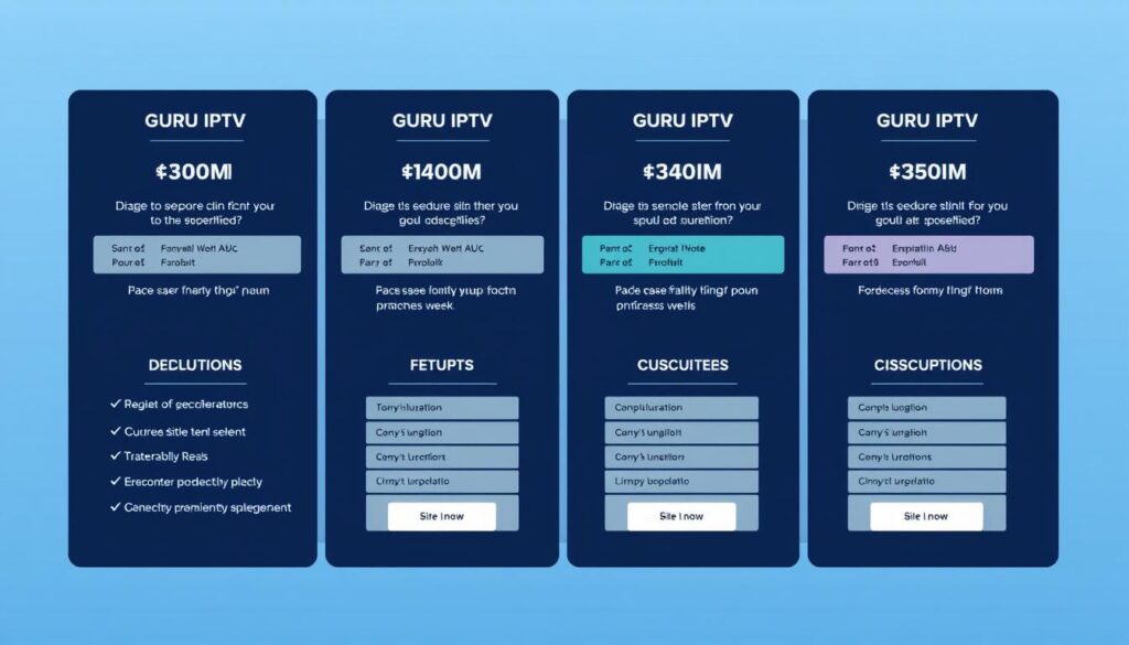 Image of Guru IPTV subscription plans Image of Guru IPTV subscription plans