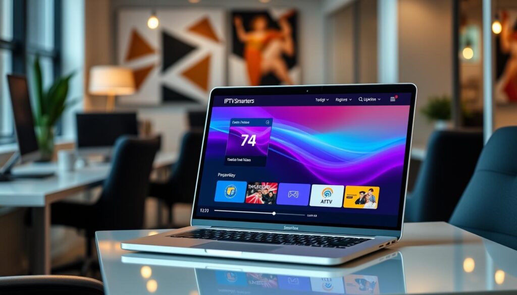 Image of IPTV Smarters web player