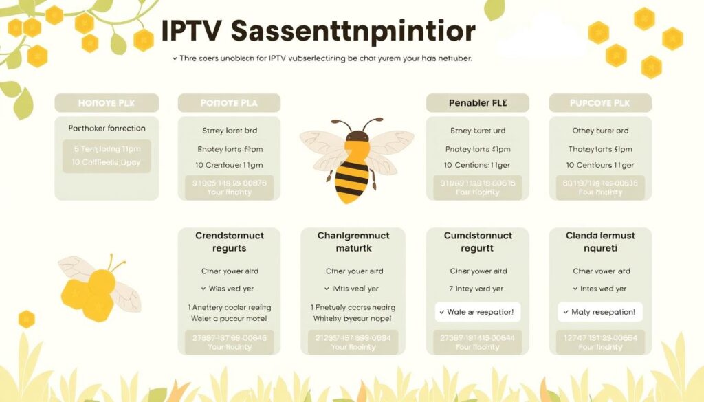<img alt="Honeybee IPTV Subscription Plans">