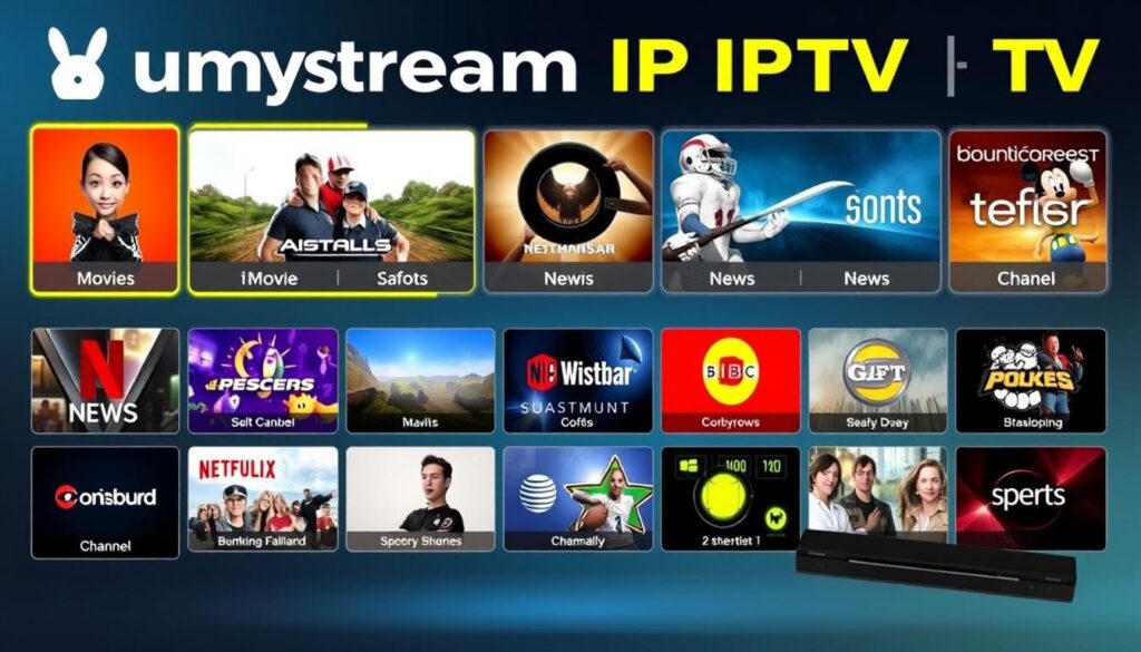 Bunnystream IPTV subscription with a vast channel lineup