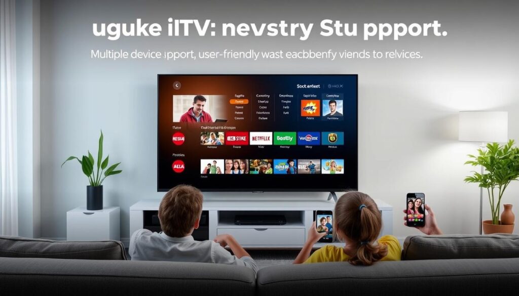 Canadian IPTV service with multiple device support