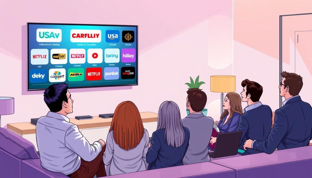 EagleCast TV IPTV subscription service with a wide range of USA and Canadian channels