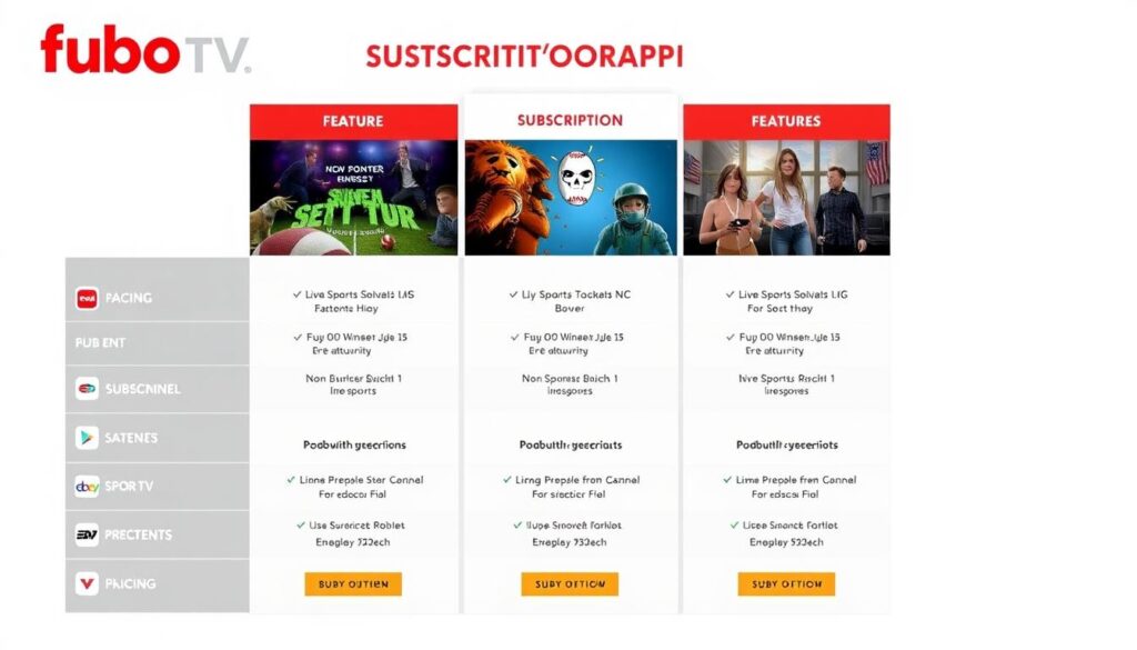 Fubo TV subscription plans image