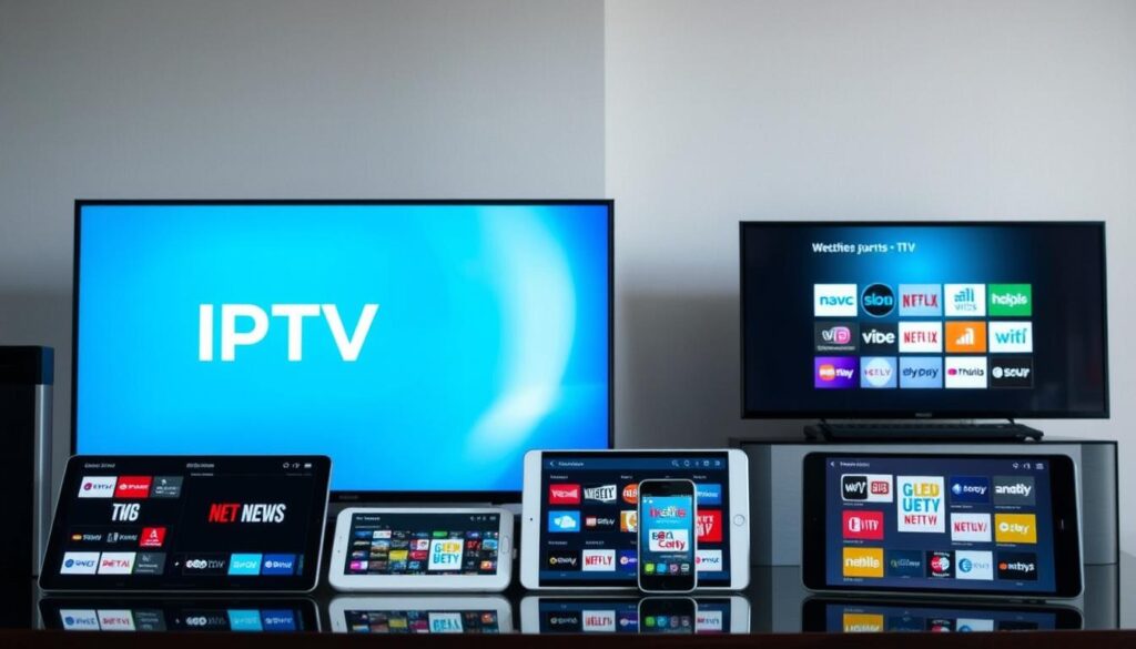 Generate an image representing legal IPTV content sources