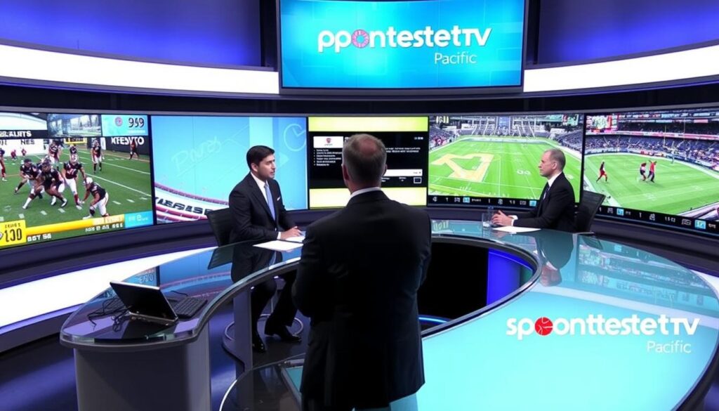 Image of Pioneer TV's Sportsnet Pacific coverage
