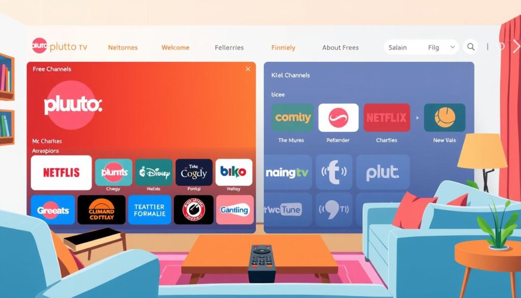 Pluto TV free channels image