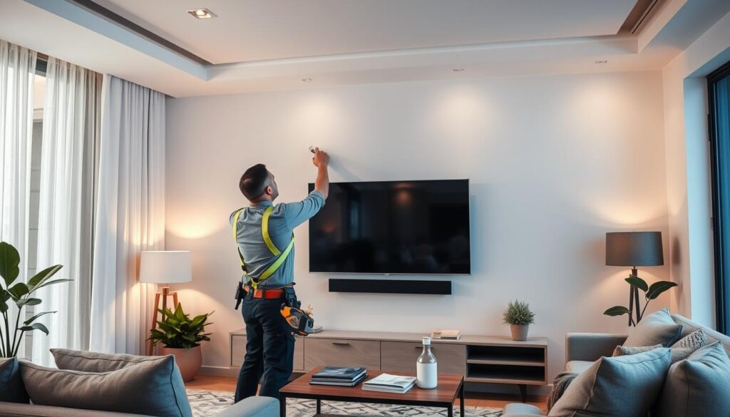 Smart TV installation image